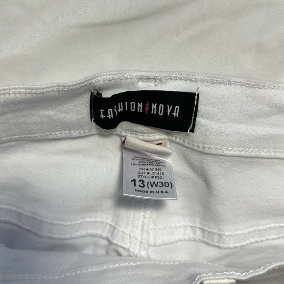 White Fashion Nova skinny jeans - Sz 13 - Picture 3 of 3